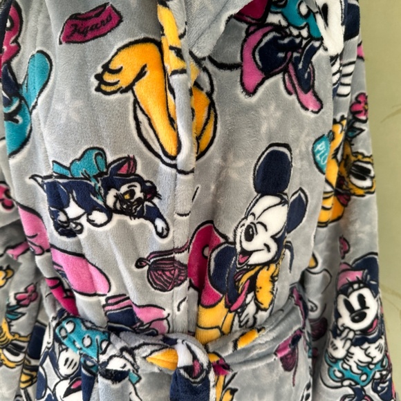 VERA BRADLEY DISNEY HOODED FLEECE ROBE:NWT MICKEY MOUSE FAMILY FUN L/XL - Picture 5 of 15